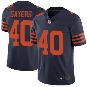 Wholesale Cheap Nike Bears #40 Gale Sayers Navy Blue Alternate Men\'s Stitched NFL Vapor Untouchable Limited Jersey