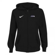 Wholesale Cheap Women's Seattle Seahawks Stadium Rally Full Zip Hoodie Black