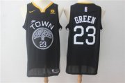 Wholesale Cheap Warriors 23 Draymond Green Black Nike Swingman Jersey