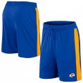 Wholesale Cheap Men's Los Angeles Rams Royal Performance Shorts