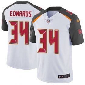 Wholesale Cheap Nike Buccaneers #34 Mike Edwards White Men\'s Stitched NFL Vapor Untouchable Limited Jersey