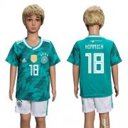 Wholesale Cheap Germany #18 Kimmich Away Kid Soccer Country Jersey