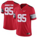 Wholesale Cheap Ohio State Buckeyes 95 Cameron Johnston Red 2018 Spring Game College Football Limited Jersey