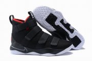 Wholesale Cheap Nike Lebron James Soldier 11 Shoes Black Red Black