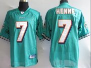 Wholesale Cheap Dolphins #7 Chad Henne Green Stitched NFL Jersey