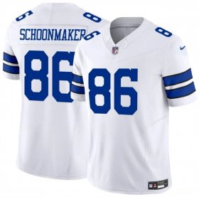 Cheap Men\'s Dallas Cowboys #86 Luke Schoonmaker White 2023 F.U.S.E Vapor Untouchable Limited Stitched Football Jerseys