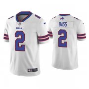 Wholesale Cheap Men's Buffalo Bills #2 Tyler Bass White Vapor Untouchable Limited Stitched Jersey