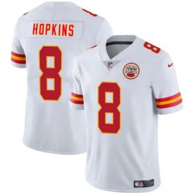 Cheap Men\'s Kansas City Chiefs #8 DeAndre Hopkins White Vapor Untouchable Limited Stitched Football Jersey