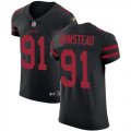 Wholesale Cheap Nike 49ers #91 Arik Armstead Black Alternate Men's Stitched NFL Vapor Untouchable Elite Jersey