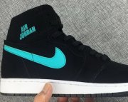 Wholesale Cheap Womens Air Jordan 1 Retro Shoes Black/Blue