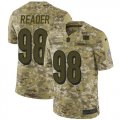 Wholesale Cheap Nike Bengals #98 D.J. Reader Camo Youth Stitched NFL Limited 2018 Salute To Service Jersey