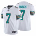 Wholesale Cheap Nike Dolphins #7 Jason Sanders White Alternate Men's Stitched NFL 100th Season Vapor Untouchable Limited Jersey