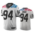 Wholesale Cheap Carolina Panthers #94 Efe Obada White Vapor Limited City Edition NFL Jersey