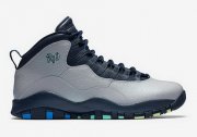 Wholesale Cheap Air Jordan 10 Rio Grey/Blue