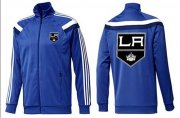 Wholesale Cheap NHL Los Angeles Kings Zip Jackets Blue-2