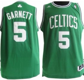 Wholesale Cheap Boston Celtics #5 Kevin Garnett Revolution 30 Swingman Green Jersey