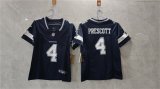 Cheap Women's Dallas Cowboys #4 Dak Prescott Navy 2023 F.U.S.E. Limited Football Stitched Jersey(Run Small)