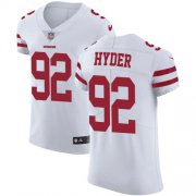 Wholesale Cheap Nike 49ers #92 Kerry Hyder White Men's Stitched NFL New Elite Jersey