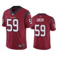 Wholesale Cheap Men's Houston Texans #59 Kenyon Green Red Vapor Untouchable Limited Stitched Jersey