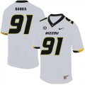 Wholesale Cheap Missouri Tigers 91 Charles Harris White Nike College Football Jersey