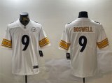 Cheap Men's Pittsburgh Steelers #9 Chris Boswell White Vapor Untouchable Stitched Jersey