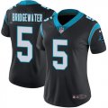 Wholesale Cheap Nike Panthers #5 Teddy Bridgewater Black Team Color Women's Stitched NFL Vapor Untouchable Limited Jersey