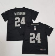 Wholesale Cheap Toddler Las Vegas Raiders #24 Johnathan Abram Limited Black Vapor Jersey