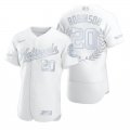 Wholesale Cheap Washington Nationals #20 Frank Robinson Men's Nike Platinum MLB MVP Limited Player Edition Jersey