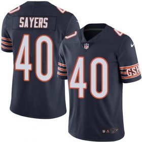 Wholesale Cheap Nike Bears #40 Gale Sayers Navy Blue Team Color Men\'s Stitched NFL Vapor Untouchable Limited Jersey