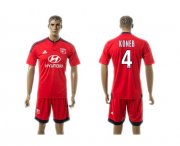 Wholesale Cheap Lyon #4 Koneb Away Soccer Club Jersey