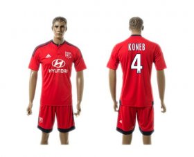 Wholesale Cheap Lyon #4 Koneb Away Soccer Club Jersey