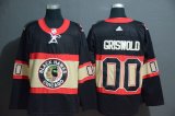 Wholesale Cheap Adidas BlackHawks Custom Men's Black Classic Retro Stitched NHL Jersey