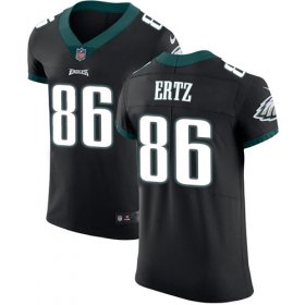 Wholesale Cheap Nike Eagles #86 Zach Ertz Black Alternate Men\'s Stitched NFL Vapor Untouchable Elite Jersey