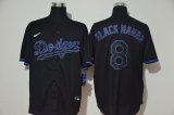 Wholesale Cheap Los Angeles Dodgers #8 Kobe Bryant Men's Nike Black Fashion Cool Base MLB Jersey