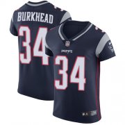 Wholesale Cheap Nike Patriots #34 Rex Burkhead Navy Blue Team Color Men's Stitched NFL Vapor Untouchable Elite Jersey