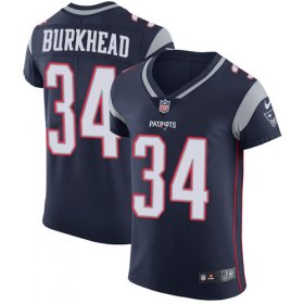 Wholesale Cheap Nike Patriots #34 Rex Burkhead Navy Blue Team Color Men\'s Stitched NFL Vapor Untouchable Elite Jersey