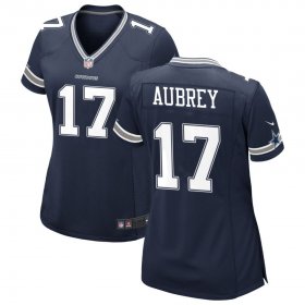 Women\'s Dallas Cowboys #17 Brandon Aubrey Limited Navy Vapor Untouchable Jersey