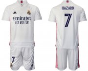 Wholesale Cheap Men 2020-2021 club Real Madrid home 7 white Soccer Jerseys