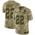 Wholesale Cheap Nike Browns #22 Grant Delpit Camo Men's Stitched NFL Limited 2018 Salute To Service Jersey