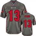 Wholesale Cheap Nike Buccaneers #13 Mike Evans Grey Men's Stitched NFL Elite Vapor Jersey