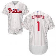 Wholesale Cheap Phillies #1 Richie Ashburn White(Red Strip) Flexbase Authentic Collection Stitched MLB Jersey