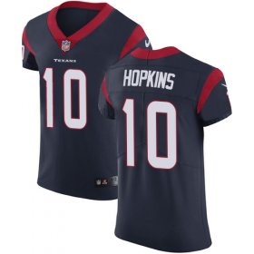 Wholesale Cheap Nike Texans #10 DeAndre Hopkins Navy Blue Team Color Men\'s Stitched NFL Vapor Untouchable Elite Jersey