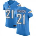 Wholesale Cheap Nike Chargers #21 LaDainian Tomlinson Electric Blue Alternate Men's Stitched NFL Vapor Untouchable Elite Jersey