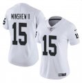 Cheap Women's Las Vegas Raiders #15 Gardner Minshew II White Vapor Stitched Jersey