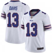 Wholesale Men's Buffalo Bills #13 Gabriel Davis White Vapor Untouchable Limited Stitched Jersey