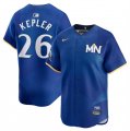 Cheap Men's Minnesota Twins #26 Max Kepler Royal 2024 City Connect Limited Stitched Baseball Jersey