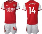 Wholesale Cheap Men 2021-2022 Club Arsenal home red 14 Soccer Jerseys