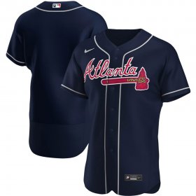 Wholesale Cheap Atlanta Braves Men\'s Nike Navy Alternate 2020 Authentic Official MLB Team Jersey