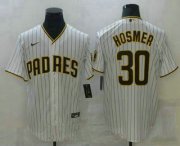 Wholesale Cheap men's san diego padres #30 ha eric hosmer white stitched mlb cool base nike jersey