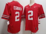 Cheap Men's Ohio State Buckeyes #2 Emeka Egbuka Red FUSE College Stitched Jersey